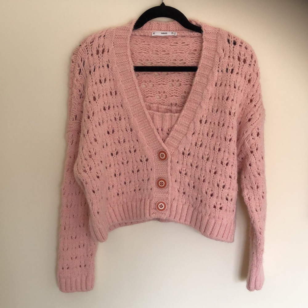 Mango Sweaters/Knit Top & Cardigan Sweater Set - XS